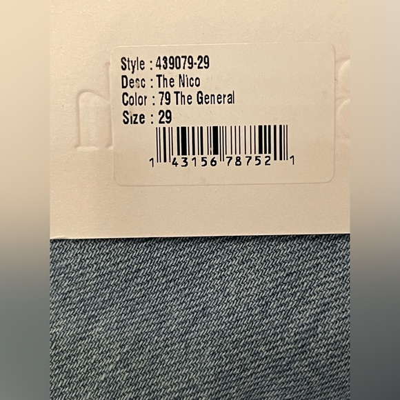 BOYISH by Her The Nico Cargo Style Cinched Ankle Light Wash Jeans NWT Sz 29 - Picture 4 of 11